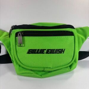 Billie Eilish Women Fanny Pack OS Neon Green Embroidered Logo Waist Bag